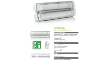 LED Emergency Bulkhead A801/20L SMD5050 LEDs Version