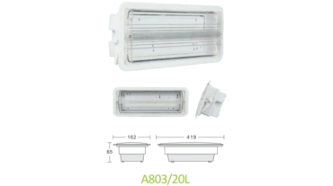 LED Emergency Bulkhead A803/20L SMD5050 LEDs Version
