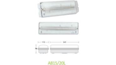 LED Emergency Bulkhead A815/20L SMD5050 LEDs Version
