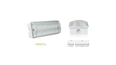 LED Emergency Bulkhead A809/51L SMD3528 LEDs Version
