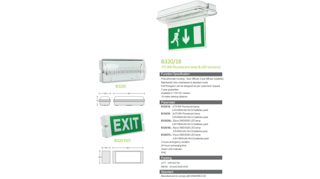 Emergency Exit Light Archives - Lampu Powercraft Maxspid Oscled Visalux ...