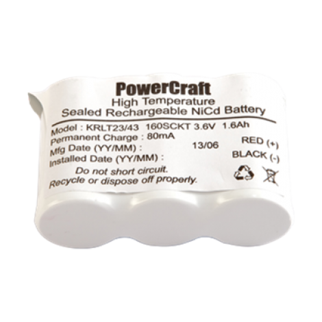 Battery Packs NiCd 3.6V Side By Side